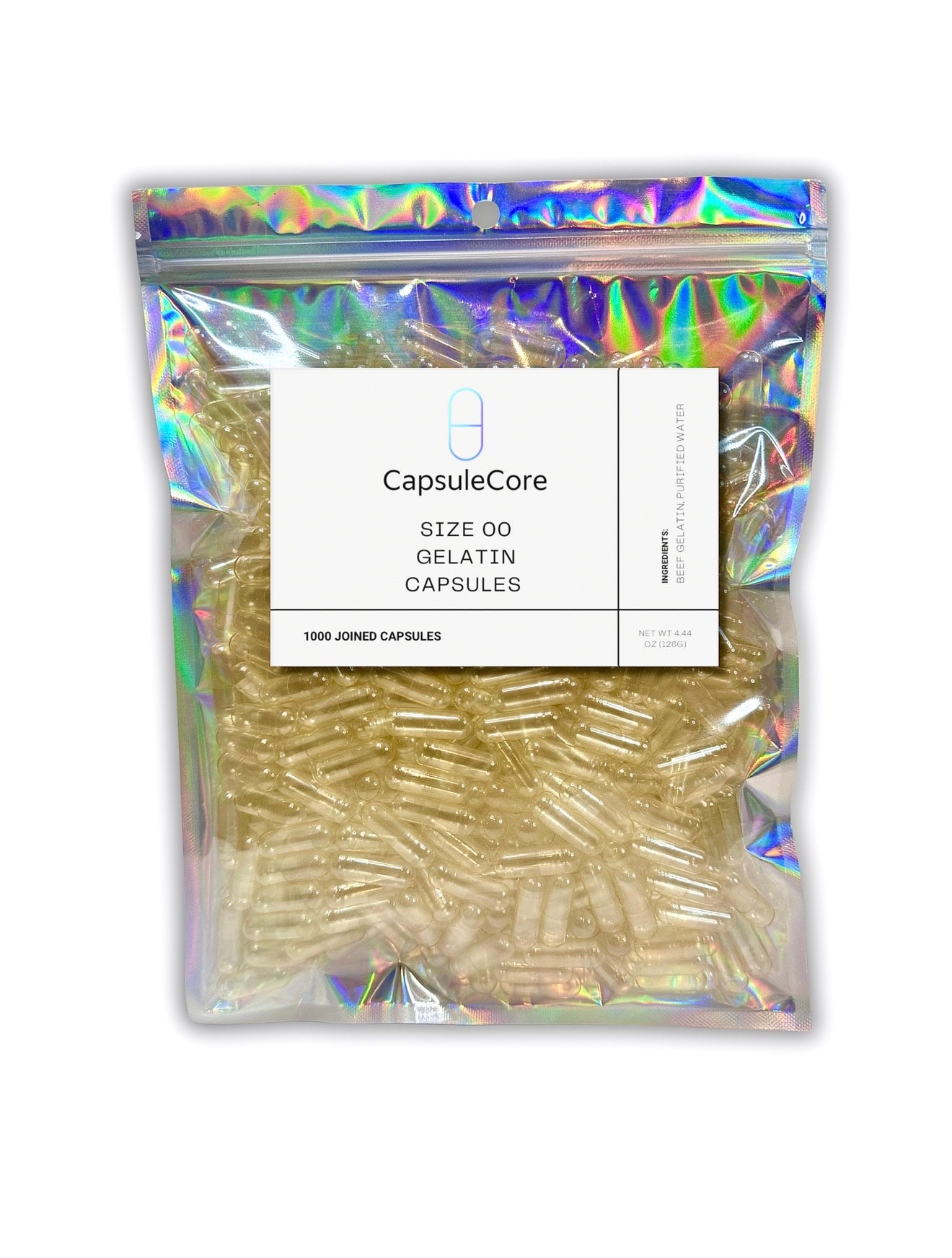 #00 Clear Gelatin Capsules