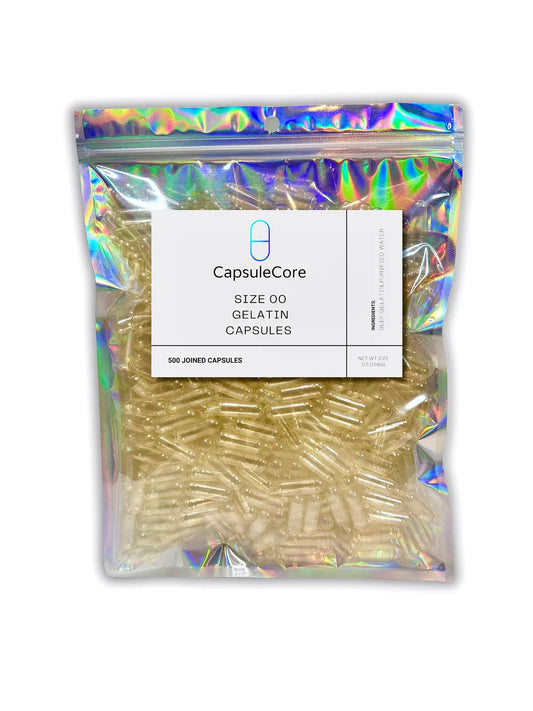 #00 Clear Gelatin Capsules