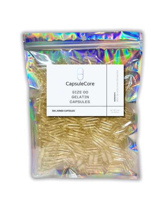 #00 Clear Gelatin Capsules